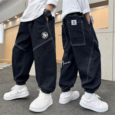 5111Fashionable Boys Jeans Παιδικά Straight Leg Jeans Boys` Radish Pants Boys Distressed Jeans Casual Pants