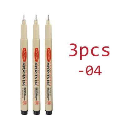 Art Manga Contur stilou Pigment Căptușeală Micron Pen Marker Set Hook Line Ac Pen pentru Schiță Moale Perie Papetarie Articole de artă
