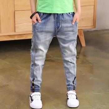 Boy Jeans Loose Solid Casual για την άνοιξη φθινόπωρο Boys Jeans Παιδικά τζιν μόδας για ηλικία 3 4 5 6 7 8 9 10 11 12 13 14 ετών