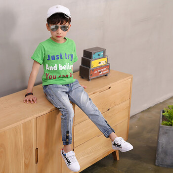 Boy Jeans Loose Solid Casual για την άνοιξη φθινόπωρο Boys Jeans Παιδικά τζιν μόδας για ηλικία 3 4 5 6 7 8 9 10 11 12 13 14 ετών