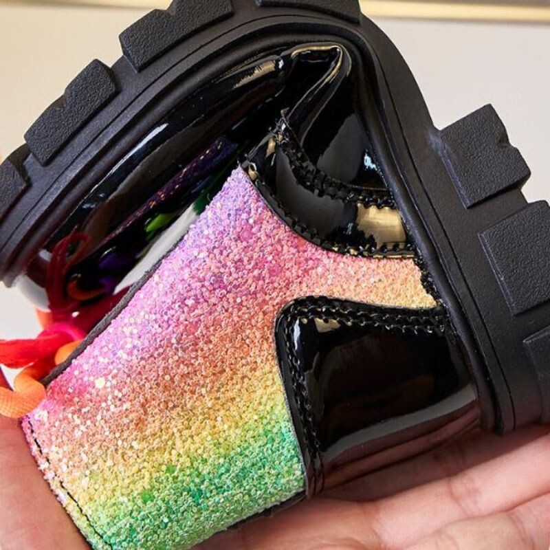 Lastejalatsid Sügis Talv Lapsed Ehtsast nahast Chelsea saapad Mood Tõmblukk Bränd Disain Poistele Tüdrukutele Kõrged tossud Waterpr