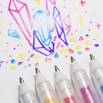 Japan SAKURA 3D Jelly Pen Color Marker Τρισδιάστατο Comics Manicure Λογαριασμός χεριών DIY Creativity Student Stationery