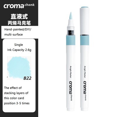 markere acrilice croma chonk, 72 de culori, un singur opac, stivuibile, creioane acuarela pentru copii, artă rezistentă la apă, perie de doodle DIY