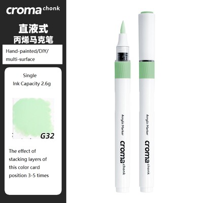 markere acrilice croma chonk, 72 de culori, un singur opac, stivuibile, creioane acuarela pentru copii, artă rezistentă la apă, perie de doodle DIY