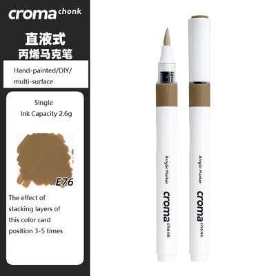 markere acrilice croma chonk, 72 de culori, un singur opac, stivuibile, creioane acuarela pentru copii, artă rezistentă la apă, perie de doodle DIY