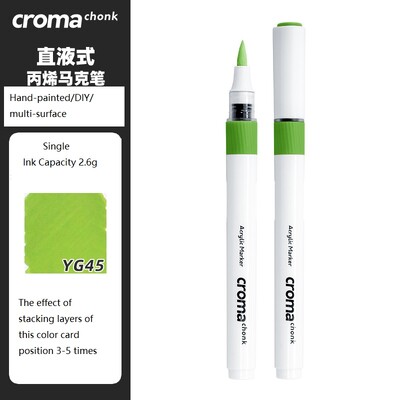 markere acrilice croma chonk, 72 de culori, un singur opac, stivuibile, creioane acuarela pentru copii, artă rezistentă la apă, perie de doodle DIY