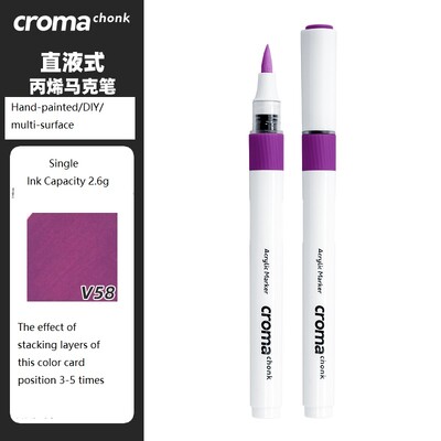 markere acrilice croma chonk, 72 de culori, un singur opac, stivuibile, creioane acuarela pentru copii, artă rezistentă la apă, perie de doodle DIY