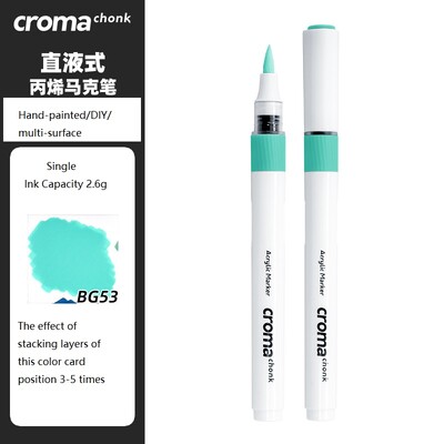 markere acrilice croma chonk, 72 de culori, un singur opac, stivuibile, creioane acuarela pentru copii, artă rezistentă la apă, perie de doodle DIY