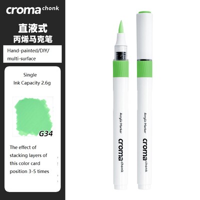 markere acrilice croma chonk, 72 de culori, un singur opac, stivuibile, creioane acuarela pentru copii, artă rezistentă la apă, perie de doodle DIY