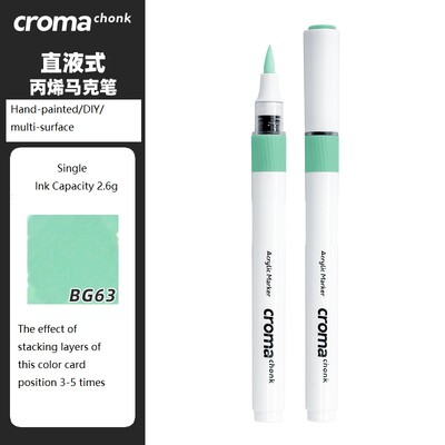 markere acrilice croma chonk, 72 de culori, un singur opac, stivuibile, creioane acuarela pentru copii, artă rezistentă la apă, perie de doodle DIY