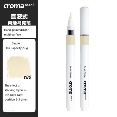 markere acrilice croma chonk, 72 de culori, un singur opac, stivuibile, creioane acuarela pentru copii, artă rezistentă la apă, perie de doodle DIY