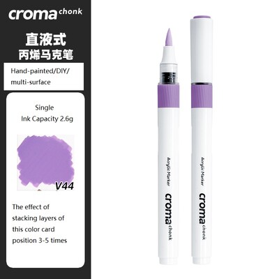 markere acrilice croma chonk, 72 de culori, un singur opac, stivuibile, creioane acuarela pentru copii, artă rezistentă la apă, perie de doodle DIY