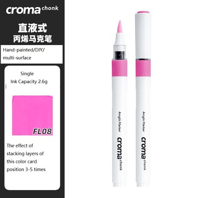 markere acrilice croma chonk, 72 de culori, un singur opac, stivuibile, creioane acuarela pentru copii, artă rezistentă la apă, perie de doodle DIY