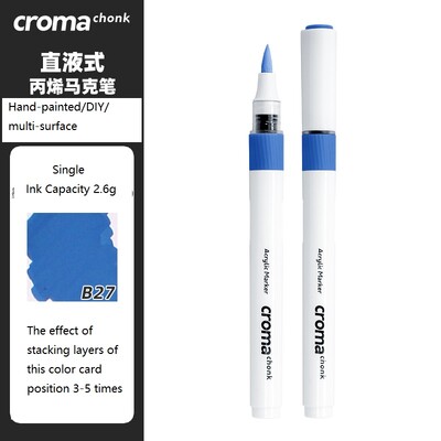 markere acrilice croma chonk, 72 de culori, un singur opac, stivuibile, creioane acuarela pentru copii, artă rezistentă la apă, perie de doodle DIY