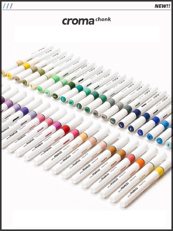 markere acrilice croma chonk, 72 de culori, un singur opac, stivuibile, creioane acuarela pentru copii, artă rezistentă la apă, perie de doodle DIY