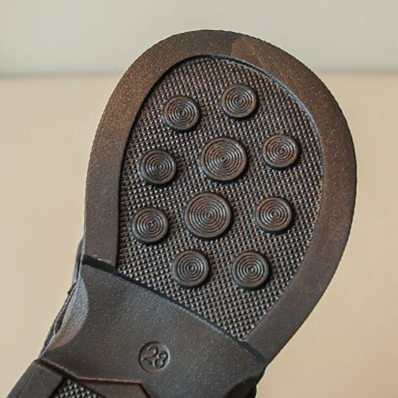 Sügistalvine vibu tüdrukute printsessisaapad PU-nahast soojad pehmed laste moesaapad plüüsis konksusaas libisemiskindlad laste pahkluukingad