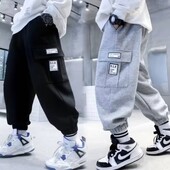 Cargo hlače za dječake 2024 Nove dječje hlače Ležerne dječje sportske hlače za zimu i jesen za 110-170 cm tinejdžere