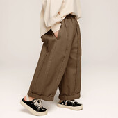 Proljeće Jesen Hlače za dječake Korejski stil Dječje jednobojne patchwork hlače Baby Boy pamučne široke ležerne hlače