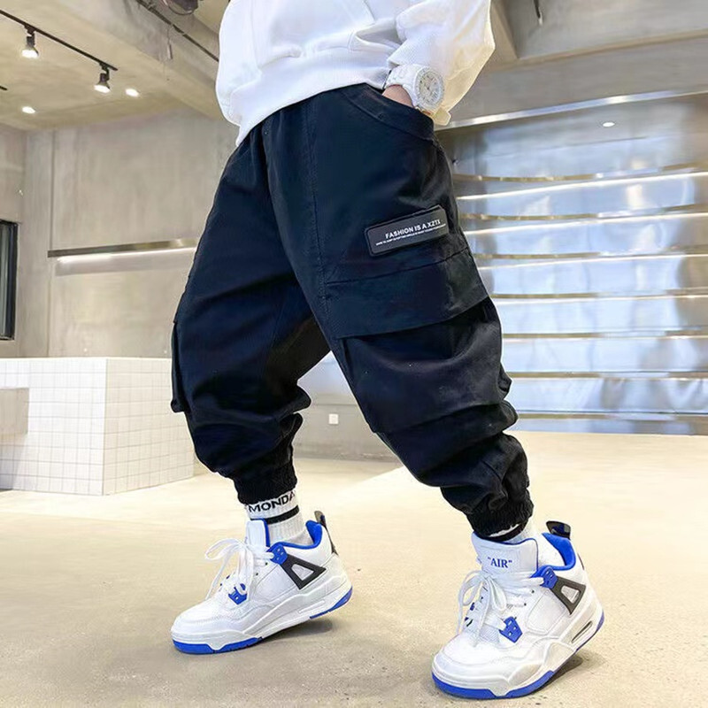 Момчета Карго панталони за 4-12 години Момчета Ежедневни спортни панталони Детски Детски панталони Дрехи Ново детско облекло