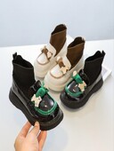 2024. aasta sügistalv tüdrukute saapad ees Armas armas printsess lastele tüdrukutele saapad lastele kummikud platvormsaapad Botas naiselikud saapad