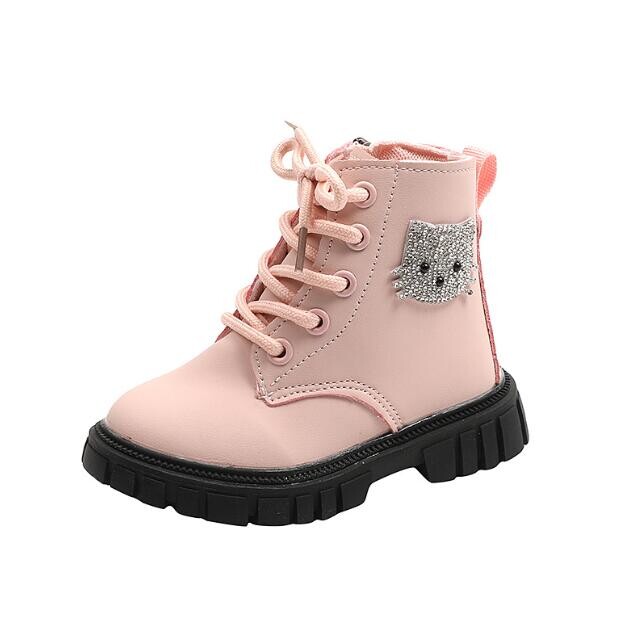 Copii 2024 noi cizme prințesă pentru copii pantofi anti-alunecare de exterior fete primăvară toamnă piele cizme scurte de drumeție cizme de modă