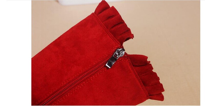 Sosire la modă Cizme din piele nubuck pentru fete Cizme vintage prințesă la mijlocul gambei pentru copii Încălțăminte moale Botas antiderapante Dimensiune