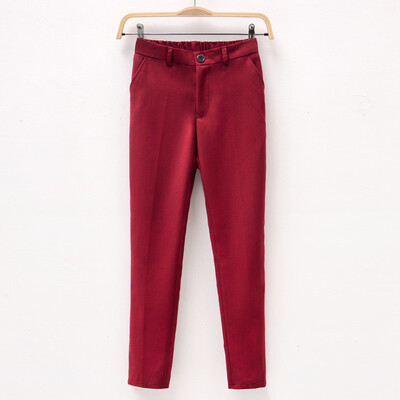 Blazer băieți Pantaloni formali lungi de culoare solidă Pantaloni formali pentru copii Mărimea 110-170 Îmbrăcăminte școlară pentru copii