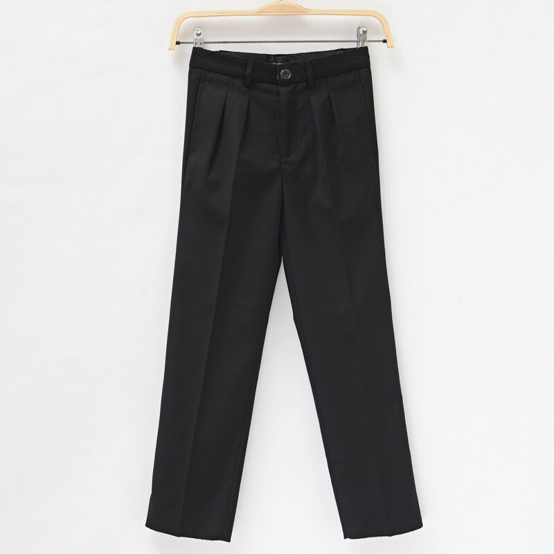 Blazer băieți Pantaloni formali lungi de culoare solidă Pantaloni formali pentru copii Mărimea 110-170 Îmbrăcăminte școlară pentru copii