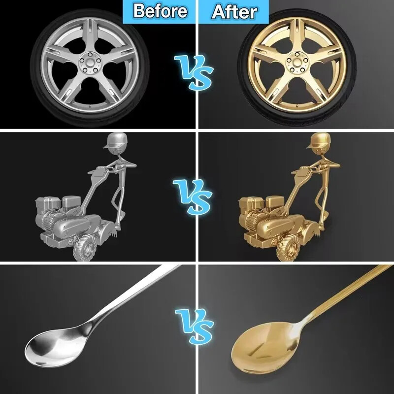 Ogledalo u 3 boje Galvanski marker Zlato Srebro Bakreni model Igračka za popravak Tekuća kromirana olovka DIY Reflektirajuća metalna olovka