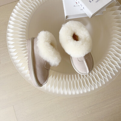 Παιδικές μπότες για χιόνι πολυτελείας επώνυμων σχεδιαστών, επώνυμα Παιδιά Γνήσιο δέρμα αγελάδας μόδας για κορίτσια Γούνα για αγόρια Ζεστές χειμωνιάτικες μπότες Βρεφικά βαμβακερά παπούτσια