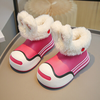 Дутики Platvorm Laste lumesaabas Talvesaabas Uus soe tüdrukute nahast saapad Mood poiste puuvillane jalats Külmakindel vabaajajalats