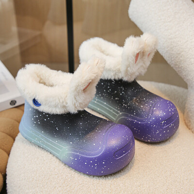 Дутики Platvorm Laste lumesaabas Talvesaabas Uus soe tüdrukute nahast saapad Mood poiste puuvillane jalats Külmakindel vabaajajalats