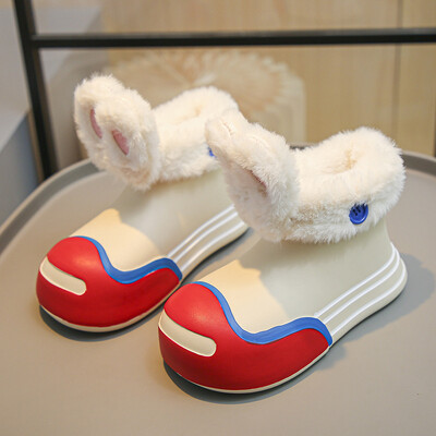 Дутики Platvorm Laste lumesaabas Talvesaabas Uus soe tüdrukute nahast saapad Mood poiste puuvillane jalats Külmakindel vabaajajalats