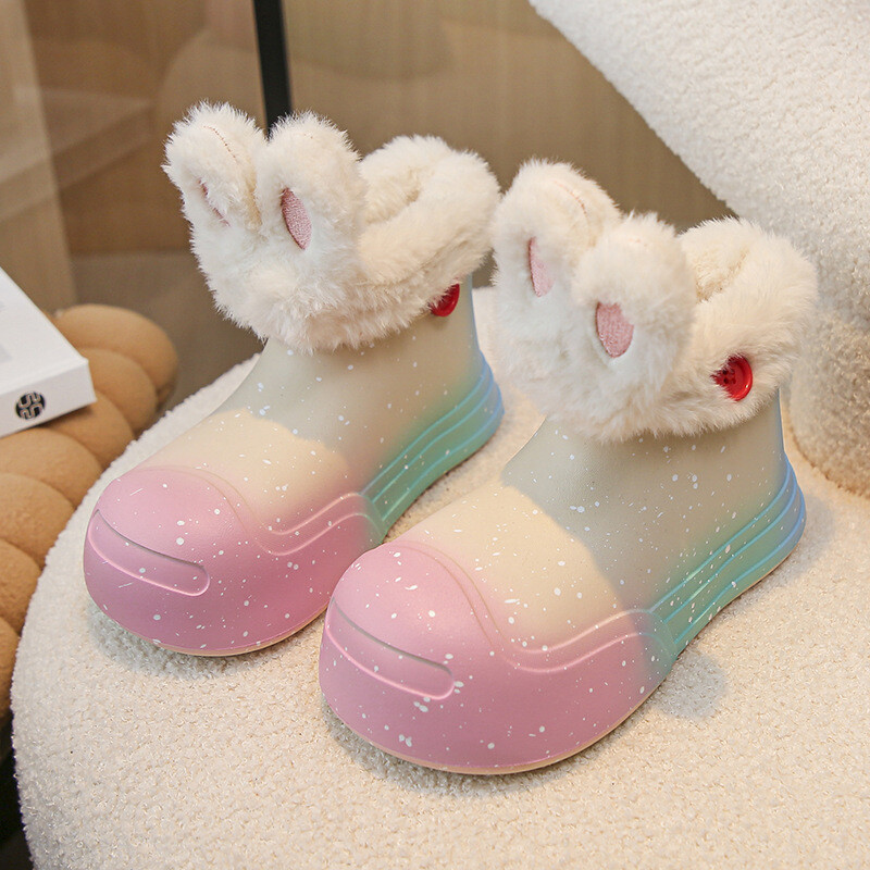 Дутики Platvorm Laste lumesaabas Talvesaabas Uus soe tüdrukute nahast saapad Mood poiste puuvillane jalats Külmakindel vabaajajalats