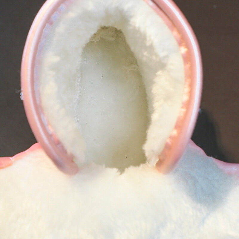 2023 Cizme pentru fete Cizme de zăpadă la modă pentru copii Cizme pentru copii mici Băieți fete Copii mici Iarnă Bumbac cald de pluș blană Cizme sport pentru zăpadă