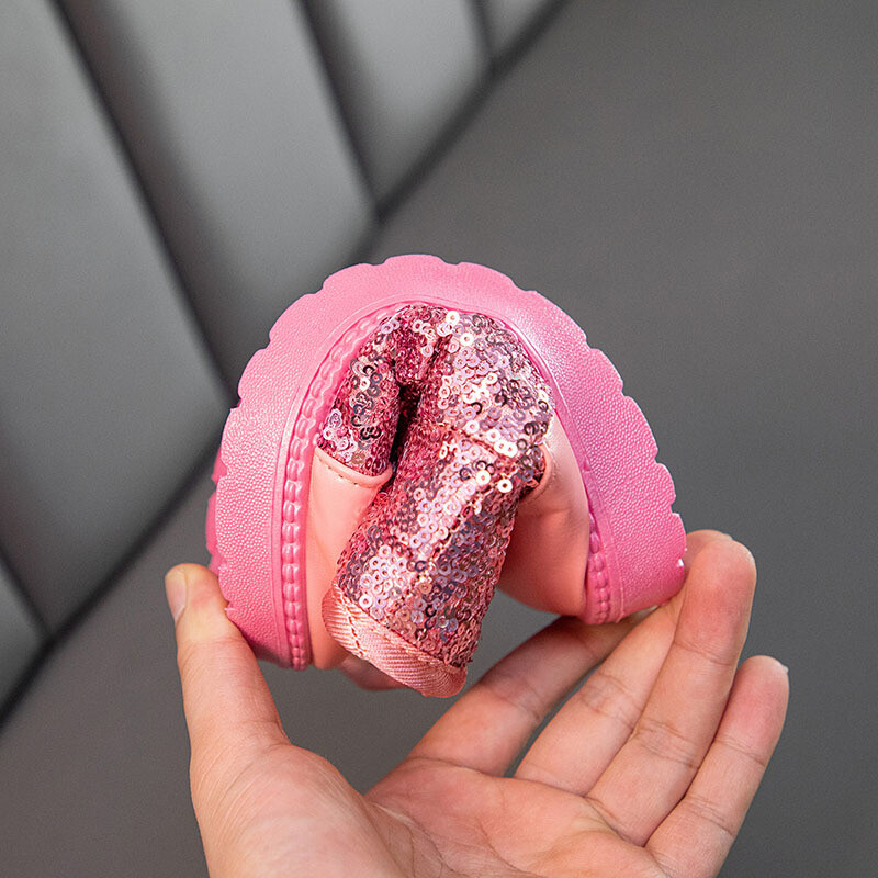 Talvesaapad Paksemad Soojad Tüdrukud Lumesaapad Mood Litrid Lastele Puuvillased Kingad Armsad Multifilmid Õpilaste Libisemiskindlad Poolsaapad Ботинки