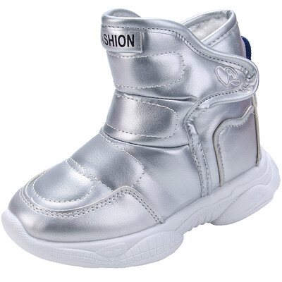 Slatke djevojke Tople plišane čizme za snijeg Studenti Zimske Svestrane visoke cipele Dječji modni trendovi Pamučna obuća