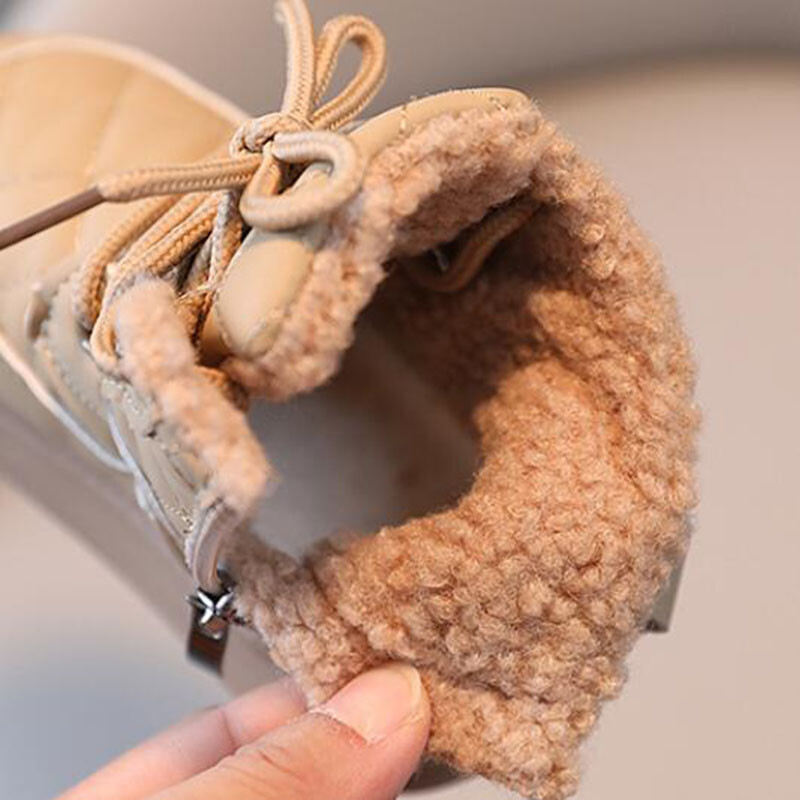 Lastesaapad, 2023. aasta sügistalvised tüdrukute kingad, libisemiskindlad laste saapad, poisid, lumesaapad, puuvillased kingad