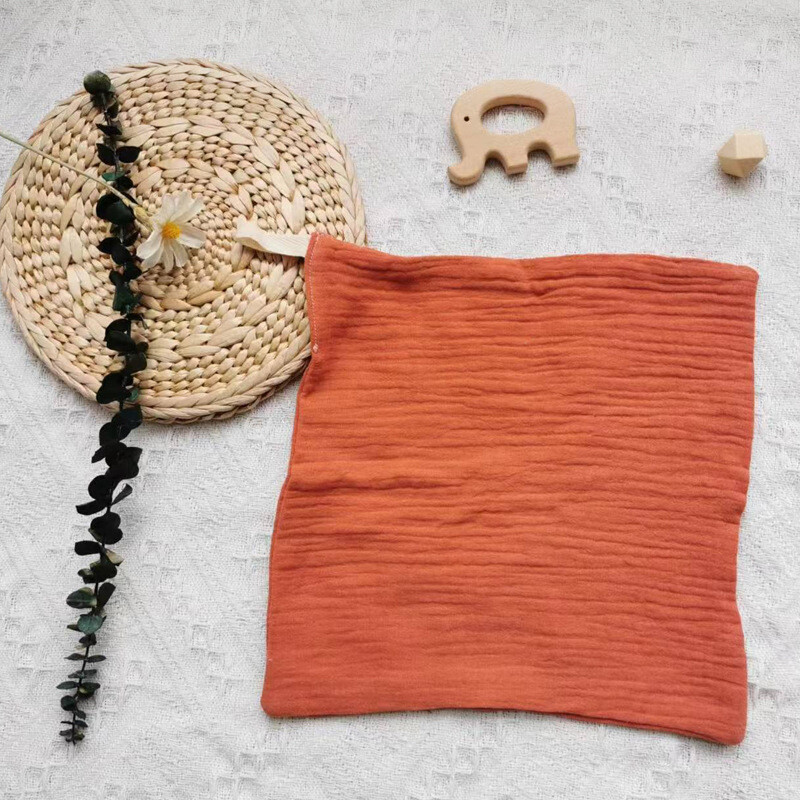 Baby Solid Pure Cotton Sling Multifunktsionaalne higi imav näorätik väike kandiline rätik Enimmüüdud mudel