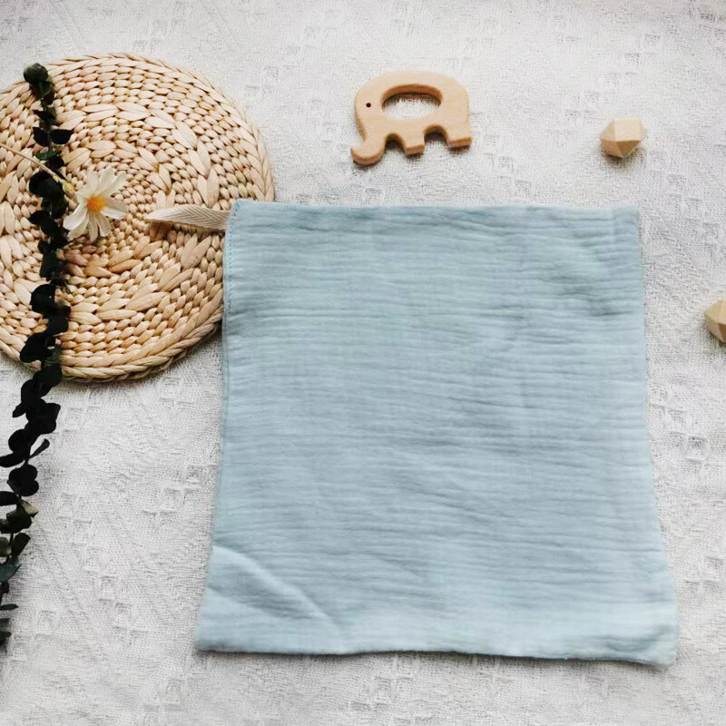 Baby Solid Pure Cotton Sling Multifunktsionaalne higi imav näorätik väike kandiline rätik Enimmüüdud mudel