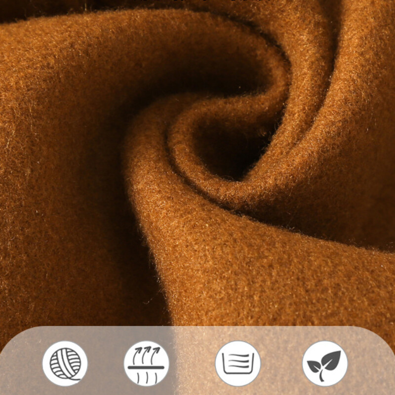 Jachetă de lână pentru fete adolescente, de lungime medie, de culoare caramel, ocazional, la modă, haină pentru copii, toamnă, iarnă, stil colegiu, îmbrăcăminte exterioară pentru copii