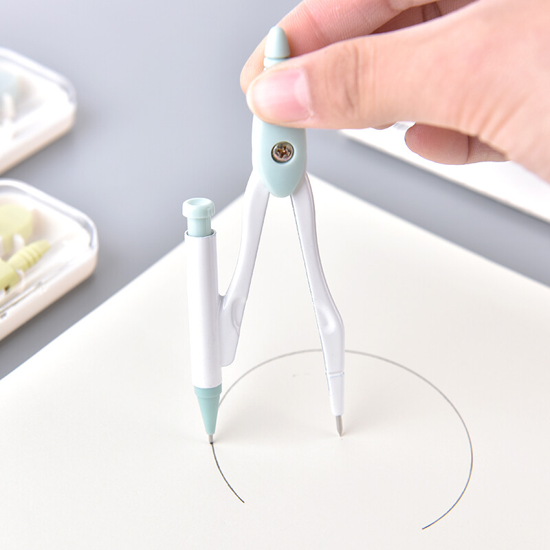 8 vienā profesionāls zīmēšanas kompass ar 0,7 mm svina uzpildīšanu matemātikas ģeometrijas rīki, aplis, skolas piederumu kancelejas piederumu komplekts skolēniem