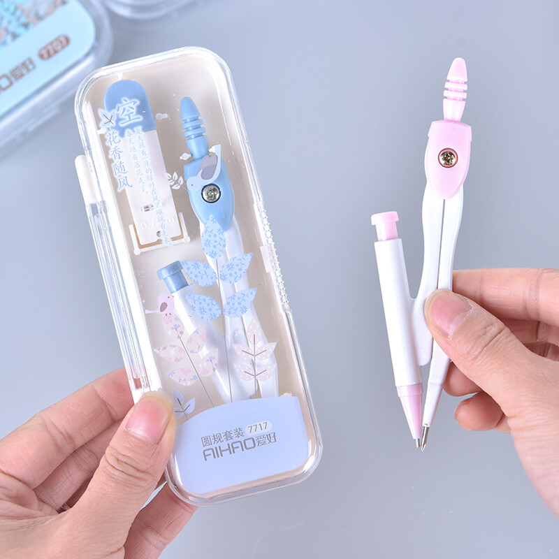 8 vienā profesionāls zīmēšanas kompass ar 0,7 mm svina uzpildīšanu matemātikas ģeometrijas rīki, aplis, skolas piederumu kancelejas piederumu komplekts skolēniem