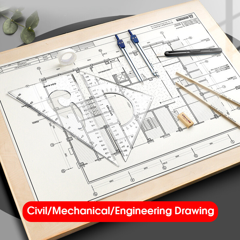 15 in1 kompassi joonlaud matemaatika geomeetria plaadi kirjatarvete komplekt õpilastele professionaalsed ehitusmehaanikainseneri joonistamise tarvikud