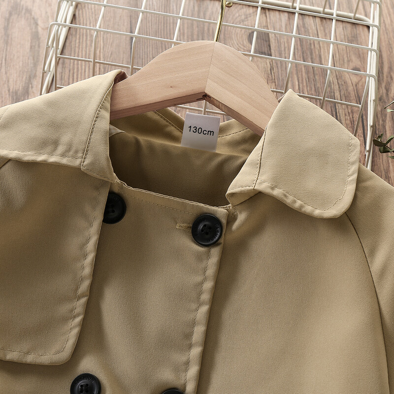 Bebeluși Copii Jachetă Lungă pentru Fete Paltoane Primăvară Toamnă Haine pentru copii pentru Adolescenți Costume de protecție împotriva vântului Trenci 8 10 12 ani