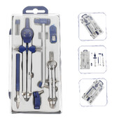 Instrumente de busolă de desen Instrument de desenare multi-practică matematică profesională set cutie de geometrie funcțională pentru predare consumabile de busolă