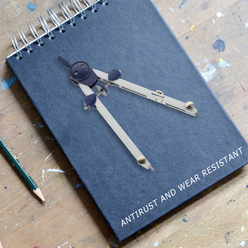 Instrumente de busolă de desen Instrument de desenare multi-practică matematică profesională set cutie de geometrie funcțională pentru predare consumabile de busolă