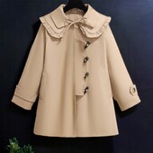 Dječje duge jakne za djevojčice Trenč kaputi Proljetna jesen Odjevne kombinacije Dječja gornja odjeća Odjeća za tinejdžere Kostimi 6 8 10 12 godina