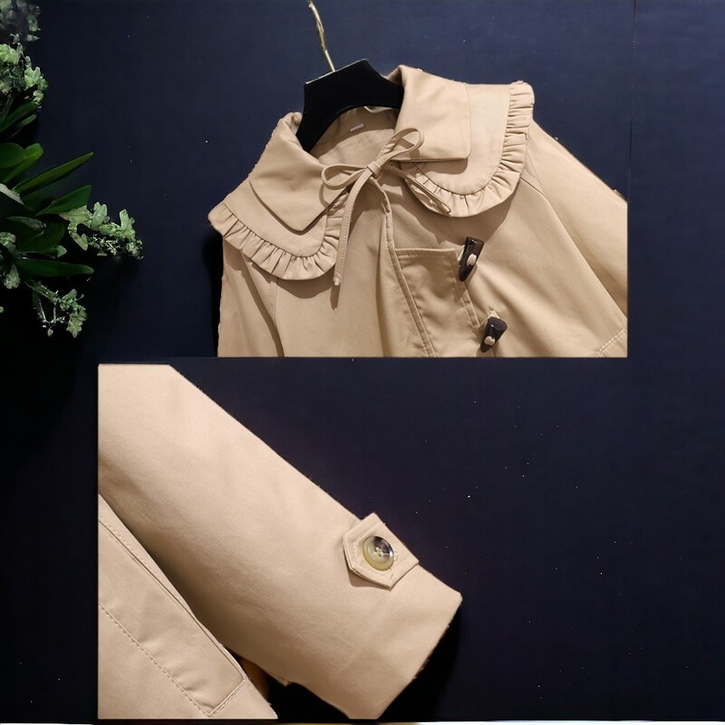 Dječje duge jakne za djevojčice Trenč kaputi Proljetna jesen Odjevne kombinacije Dječja gornja odjeća Odjeća za tinejdžere Kostimi 6 8 10 12 godina