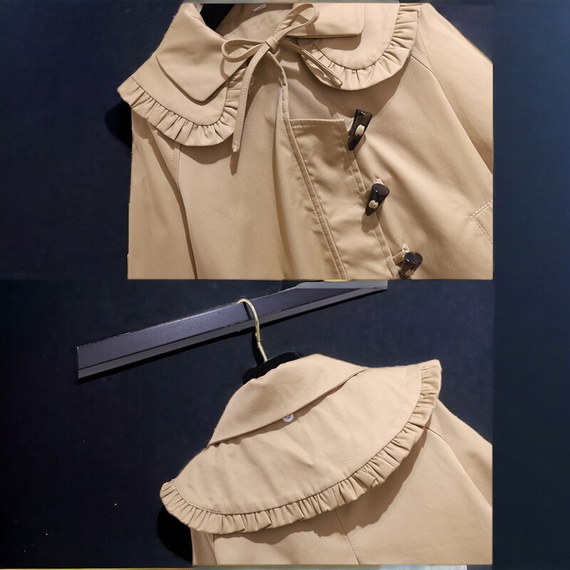 Dječje duge jakne za djevojčice Trenč kaputi Proljetna jesen Odjevne kombinacije Dječja gornja odjeća Odjeća za tinejdžere Kostimi 6 8 10 12 godina